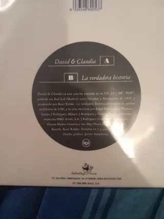 Vinilo Single Los Planetas David y Claudia