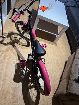 Bicicleta infantile Btwin rosa