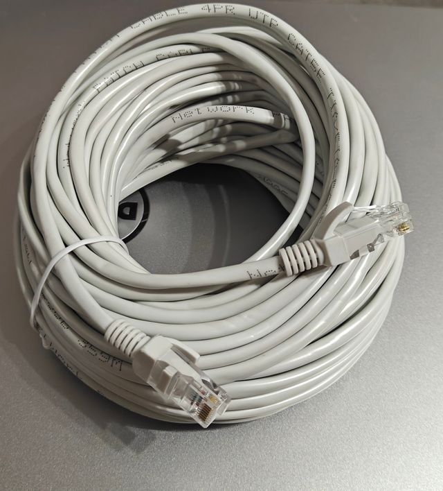 20 m Cable Ethernet Cat5e RJ45 Alta Velocidad Red