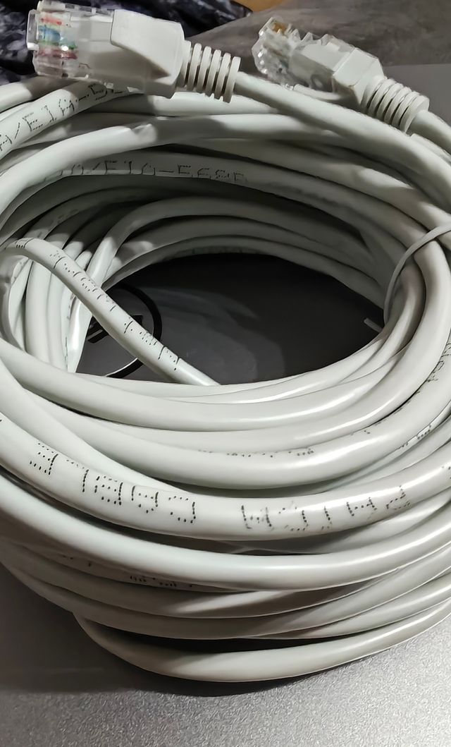 20 m Cable Ethernet Cat5e RJ45 Alta Velocidad Red