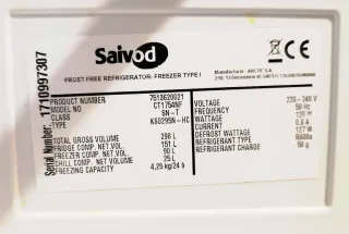 Frigorífico combi blanco