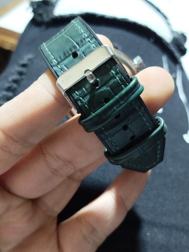 Reloj Poedagar Big Bang Verde 46mm Nuevo