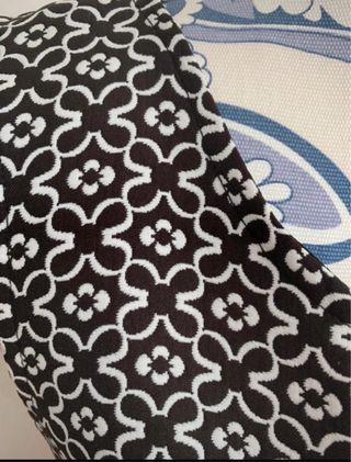 Vestido retro con vuelo estampado