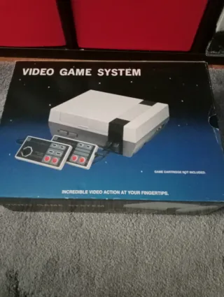 Consola Video Game System Gris/Blanco