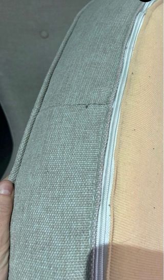 Butaca orejera gris desenfundable