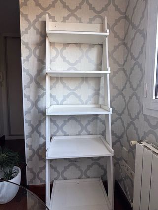 Estantería Escalera Blanca Madera