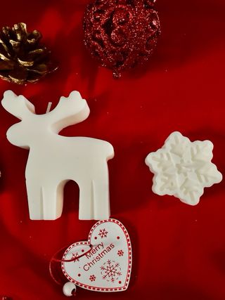 Velas aromáticas navideñas artesanales