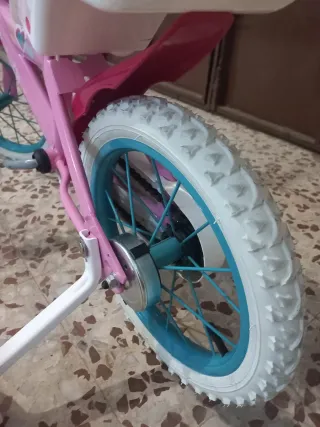 Bicicleta infantil Minnie Mouse rosa