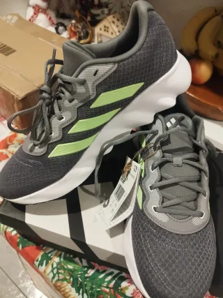 Zapatillas Adidas Talla 43.5 Gris/Verde
