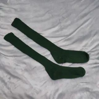 Calza lunga donna verde taglia unica