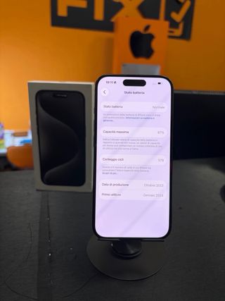 iPhone 15 Pro 256GB Titanio Nero