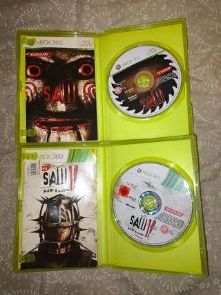 Xbox 360 Saw y Saw II VERSION ESPAÑOLA