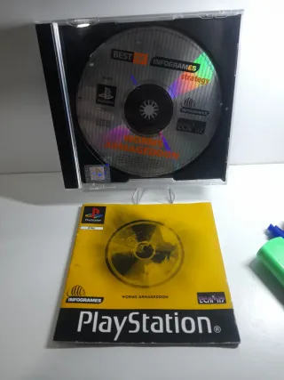 Juego PS1 Worms Armageddon PAL