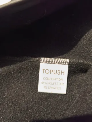 Pantalones negros efecto piel