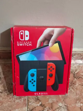 Caja Vacía Nintendo Switch OLED