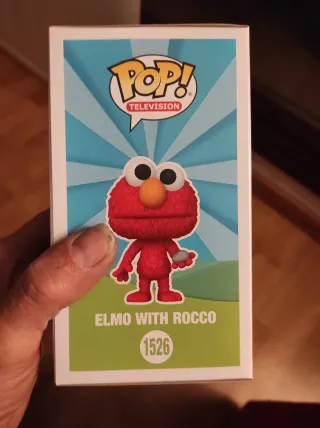 Funko Pop! Elmo con Rocco 1526 Sesame Street