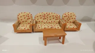 Casa Sylvanian Families con luces parque de juegos