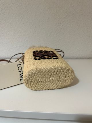 Bolso Loewe Square Pocket Rafia