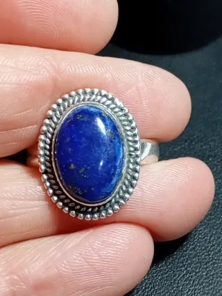 Anillo Plata Ley Lapizlazuli
