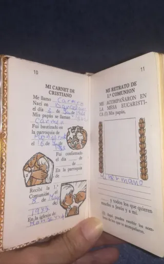 Libro COMUNIÓN 1973