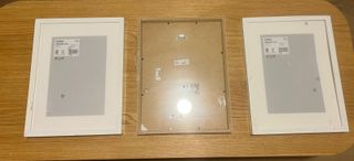 Lote 3 Marcos Blancos IKEA RIBBA 30x40 cm
