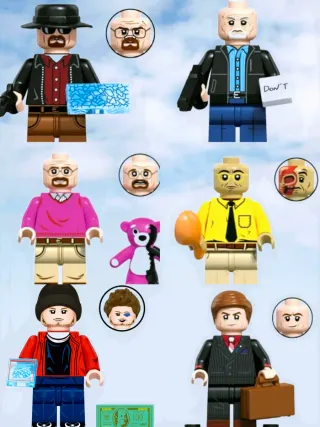 Set 6 Minifigure Breaking Bad + Camper