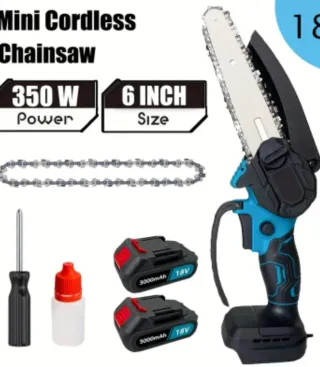 Mini Motosierra Eléctrica 350W 6 usado una vez