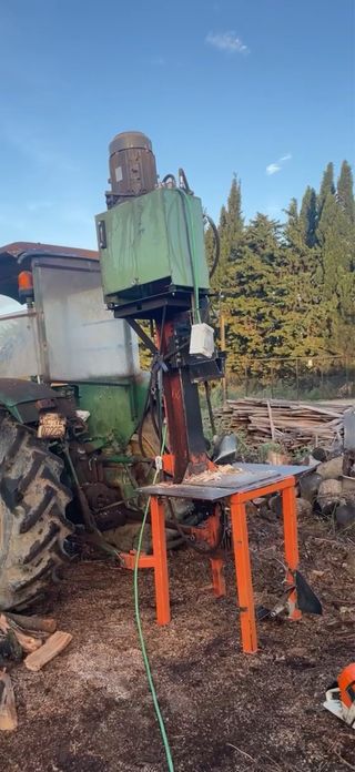 Astilladora/Rajadora de leña