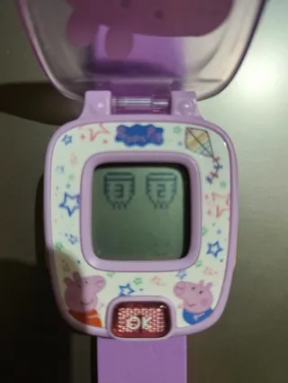Reloj Peppa Pig Morado