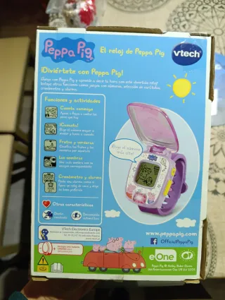 Reloj Peppa Pig Morado