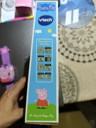 Reloj Peppa Pig Morado