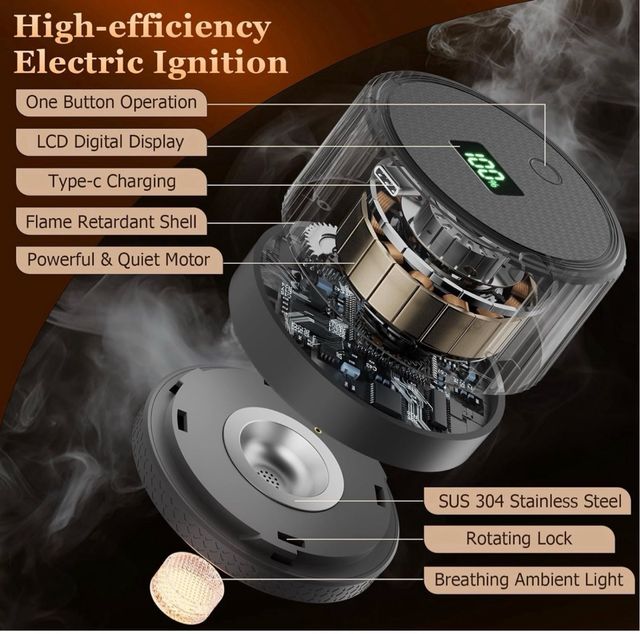 Kit Ahumador Cócteles Eléctrico