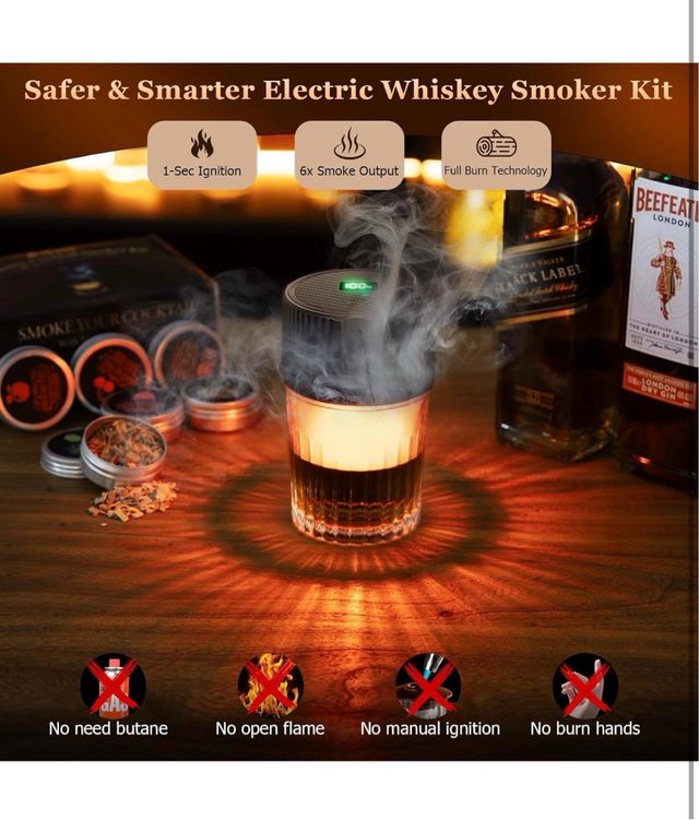 Kit Ahumador Cócteles Eléctrico