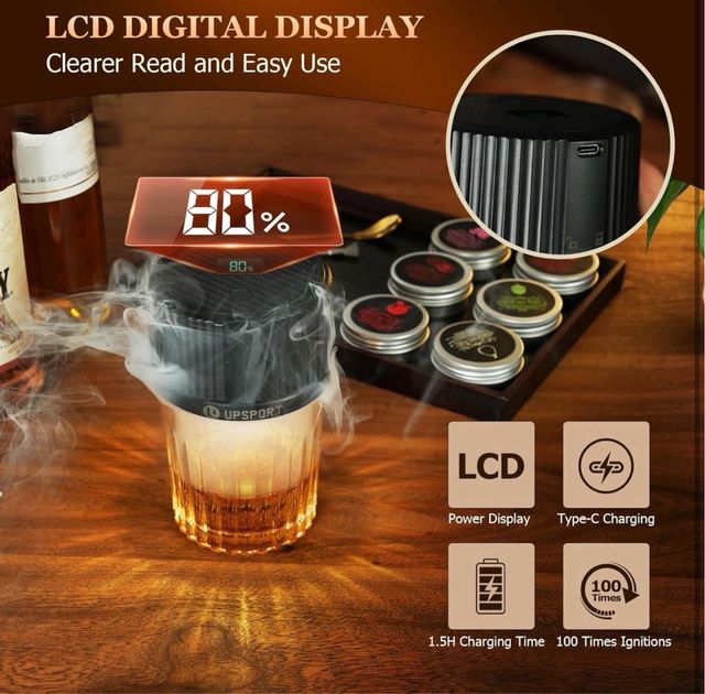 Kit Ahumador Cócteles Eléctrico