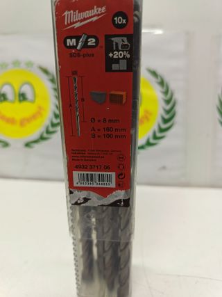 Pack Brocas Milwaukee SDS Plus 8x160mm