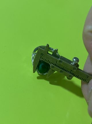 Anillo de malaquita natural estilo sin marca