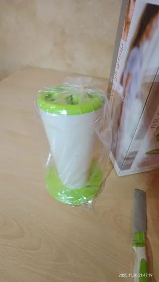 Ceppo bicolore con 5 coltelli cucina Brandani