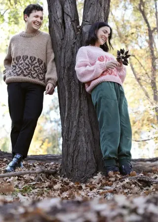 Botánico. Tejer jacquard