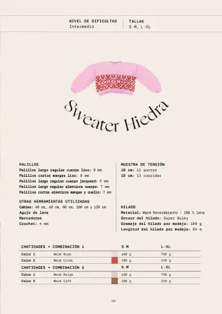 Botánico. Tejer jacquard