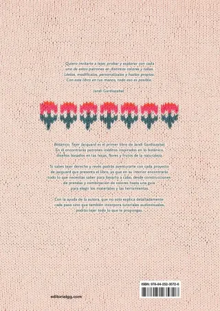 Botánico. Tejer jacquard