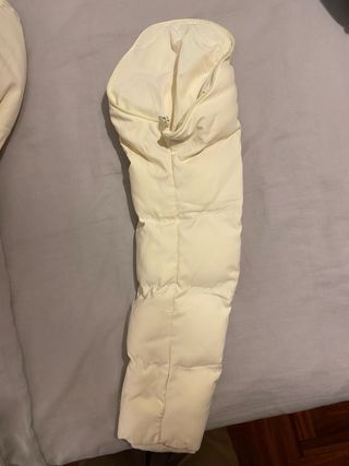 Cazadora color crudo Larga