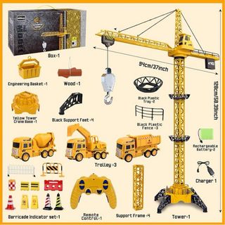 NUEVO! juguete Grúa Torre Teledirigida 2.4GHz