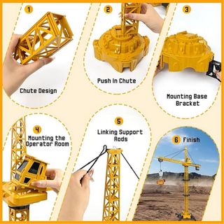 NUEVO! juguete Grúa Torre Teledirigida 2.4GHz
