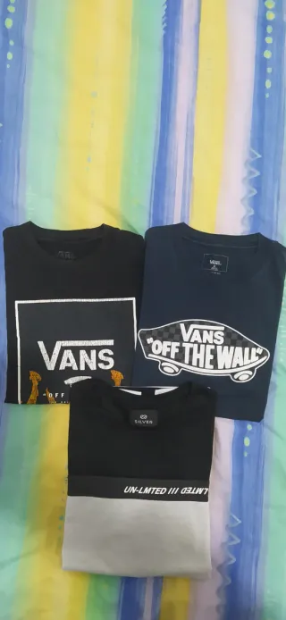 Lote 3 Camisetas Vans Niño