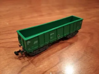 Vagón mercancías escala N verde