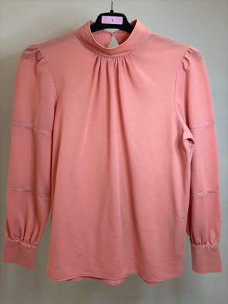 Camisa Massimo Dutti rosa talla S