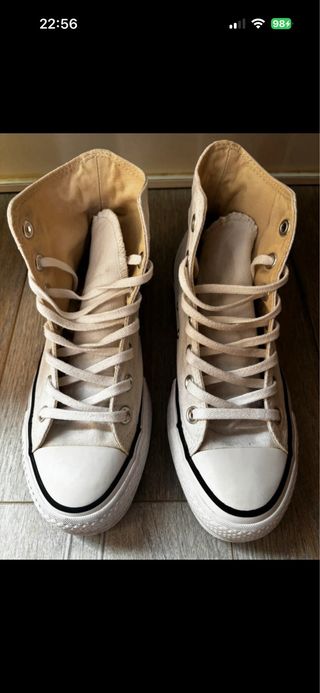 Converse Chuck Taylor Plataforma Blancas