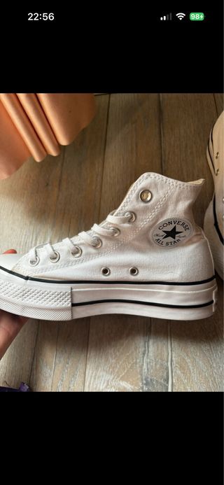 Converse Chuck Taylor Plataforma Blancas