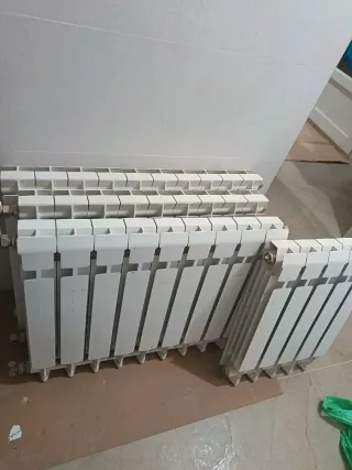 Radiadores de aluminio blancos 5€elemento