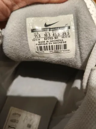 Zapatillas Nike Vapor Court Blancas y Grises